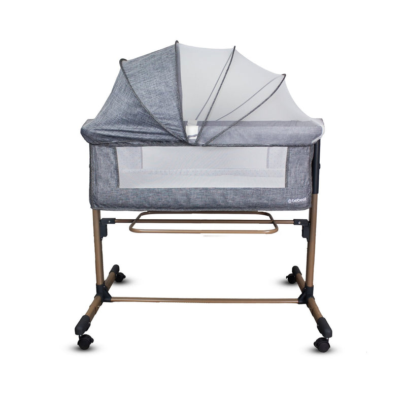 CUNA COLECHO SIDE BY SIDE DORADO BEBESIT