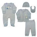 CONJUNTO BEBE NIÑO 5 PZS 10250 FOR BABY