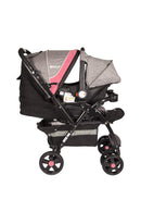 Coche Travel System Braviar Eb1092 Ebaby Rosado