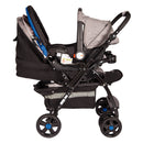 Coche Travel System Braviar Eb1092 Ebaby Rojo