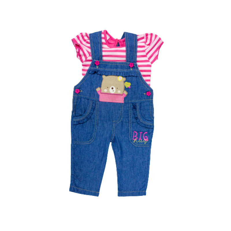 Conjunto Niña 1105 Rojitas