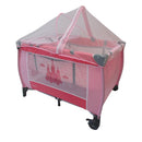 Corral cuna con mosquitero Rosado (11662536522)