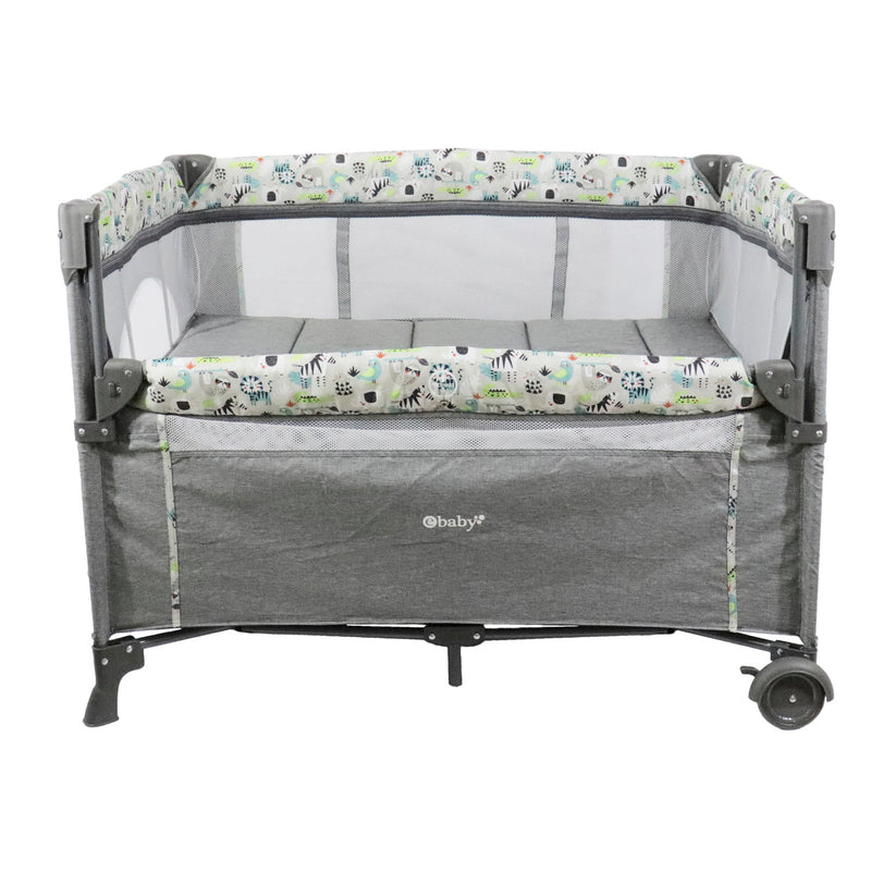 Cuna Corral Colecho Nala Eb751 Ebaby Gris-Azul
