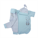 3Pzas Niña Buho 1331 For Baby