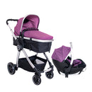 Coche Moises + Cargador Ev159/511 Evezo Morado