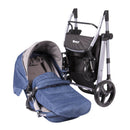 Coche Paseo Sarul Deluxe Eb165 Ebaby Azul