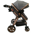 COCHE ALIZZE HAPPY BABY GRIS