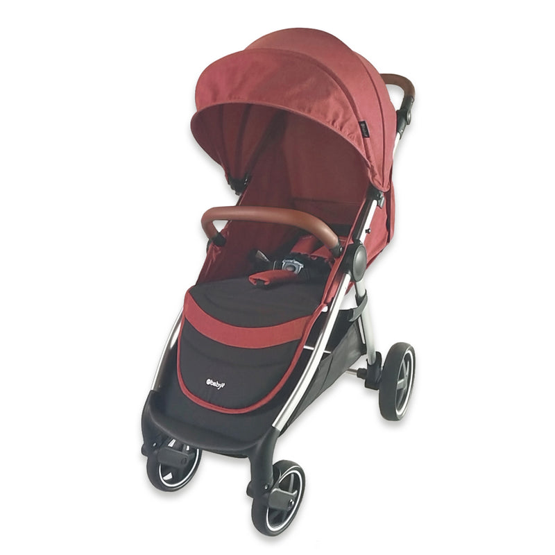 Coche Paseo Safir Eb180 Ebaby Rojo