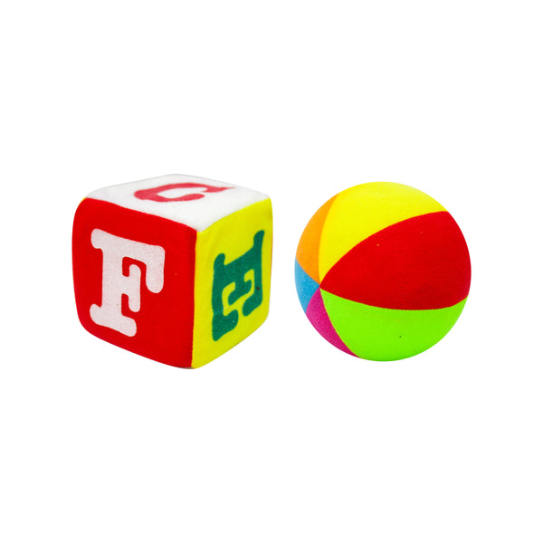 SONAJERO CUBO Y PELOTA BOLSA 9174 PLASTI