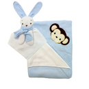 COBIJA BOUTIQUE + MUÑECO APEGO CARRUSEL