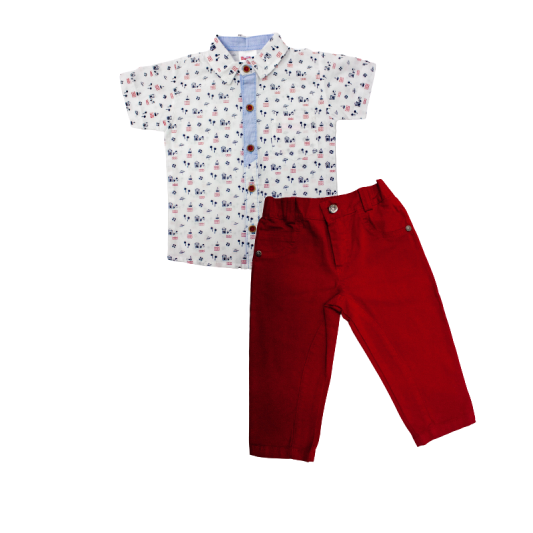 Conjunto Niño 3286 Rojitas