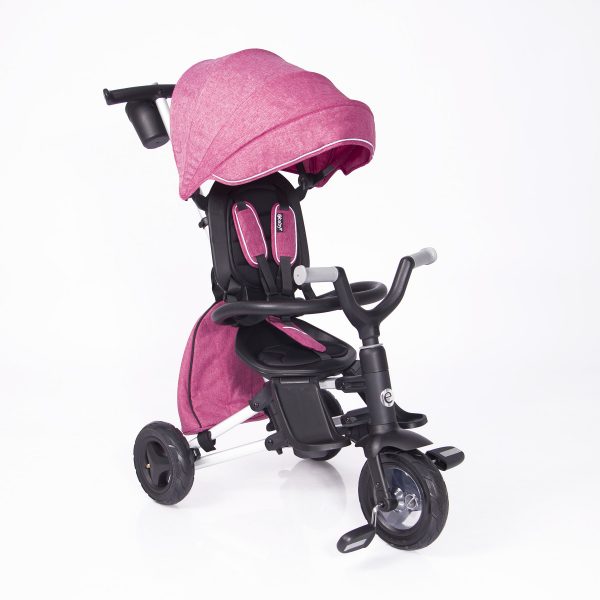 Triciclo Plegable Nova Eb338B Ebaby Rosado