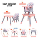 SILLA COMEDOR SIDNEY 6EN1 PRIORI BLUE