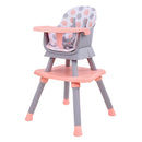 SILLA COMEDOR SIDNEY 6EN1 PRIORI PINK