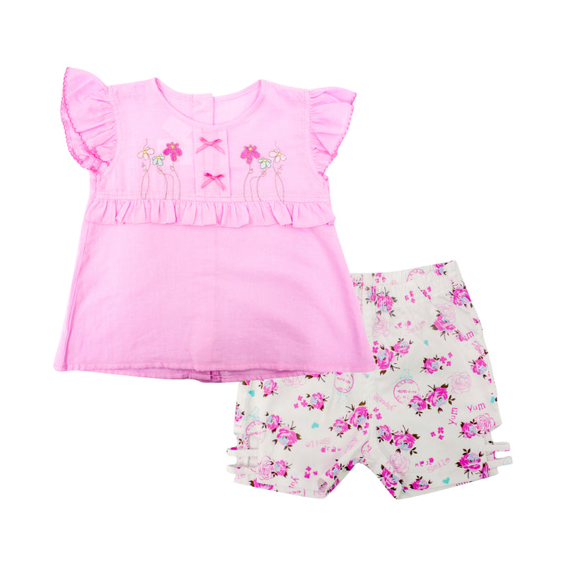 Conjunto Niña 1107 Rojitas