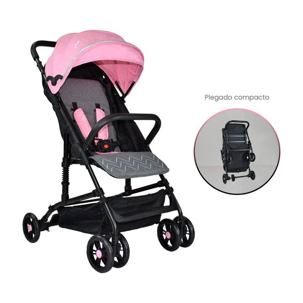 Coche Praga Premium Baby Rosado