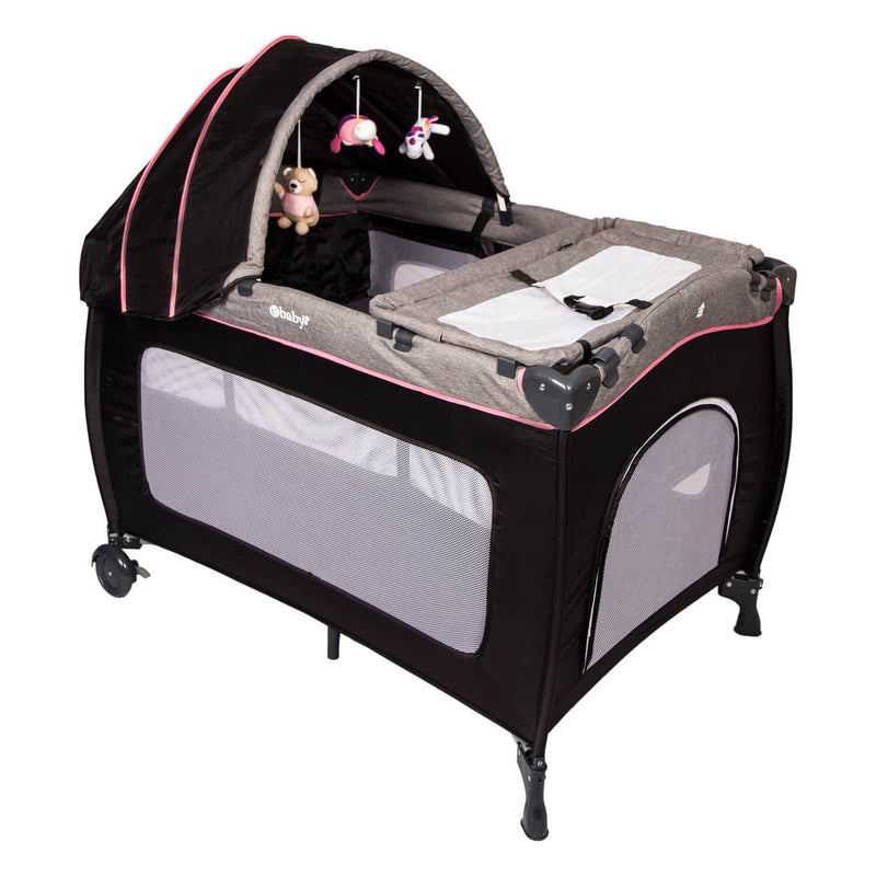 Cuna Corral Sally Eb716 Ebaby Rosado