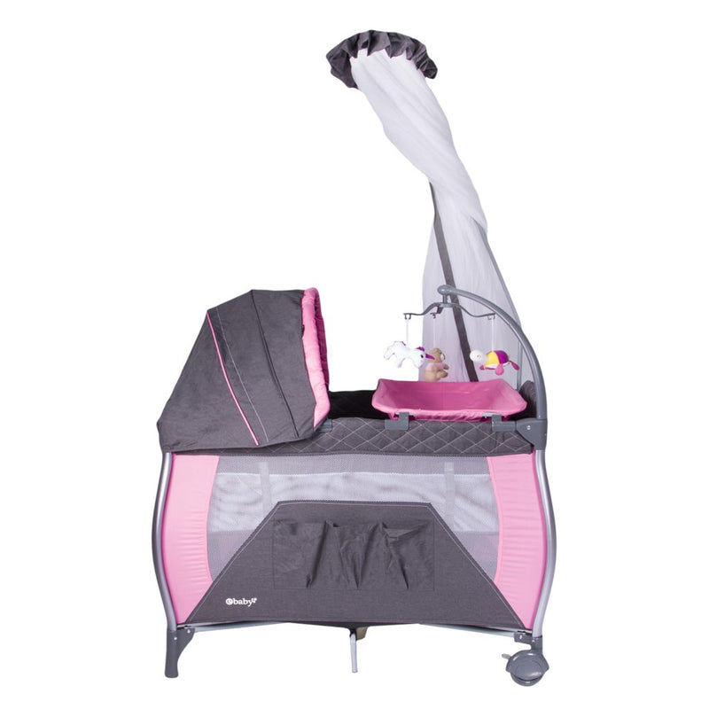Cuna Corral Napy Eb779C Ebaby Rosado