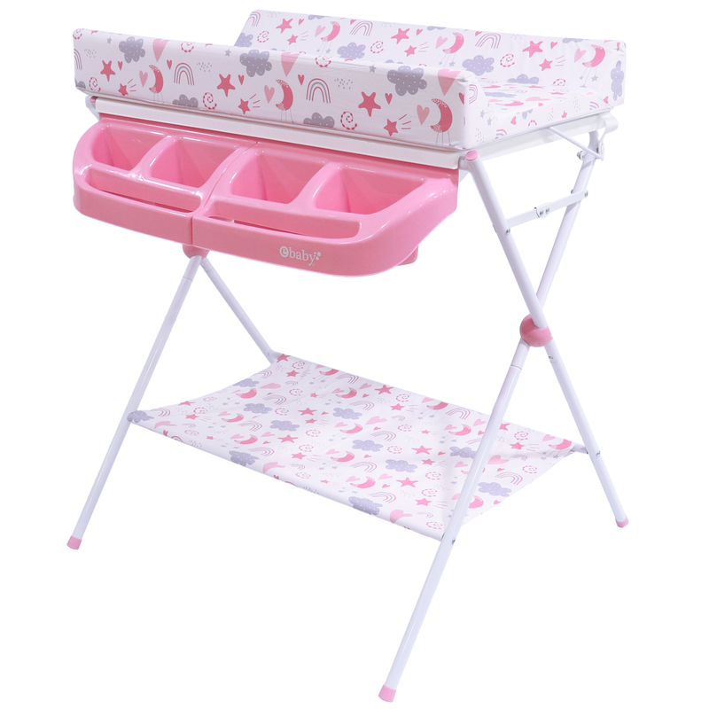 Bañera Cambiador Maxi Eb830-1 Ebaby Rosado