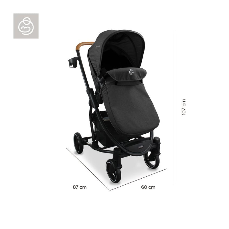 Coche Prima Sl452 Bebesit Negro
