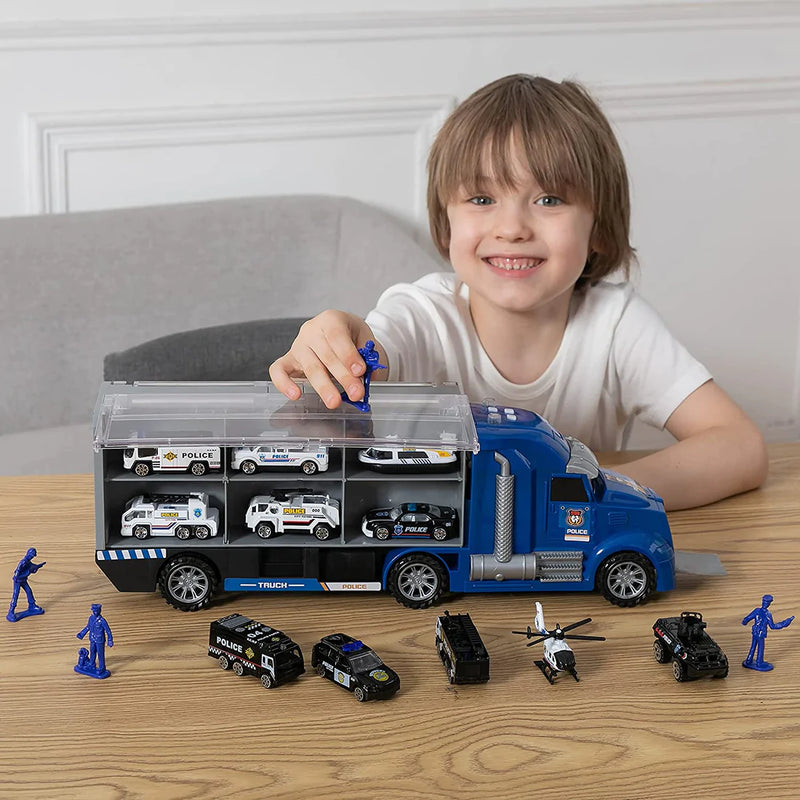 CARRO NIÑERA POLICIA PILAS 068129 JA