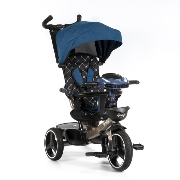 Triciclo Paseador Santorini Eb368 Ebaby Azul