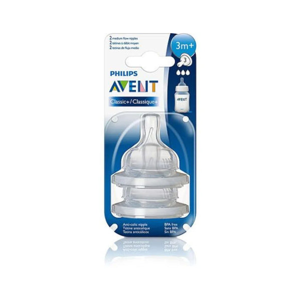 Tetina Flujo Medio X2 3M+ Scf633/27 Avent
