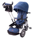 Triciclo Paseador Chopper 338 Ebaby Azul