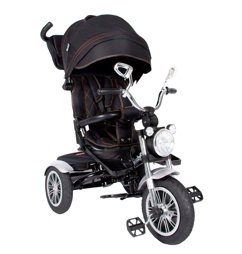 Triciclo Paseador Chopper 338 Ebaby Negro