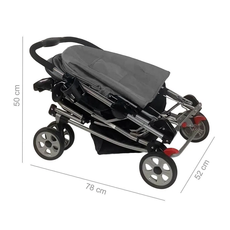 COCHE MECEDORA BALANCE PREMIUM BABY GRIS