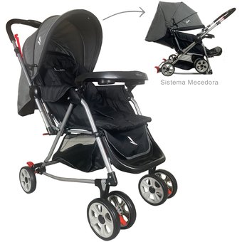 COCHE MECEDORA BALANCE PREMIUM BABY GRIS