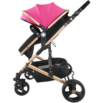COCHE MOISES FJ HAPPY BABY FUCSIA