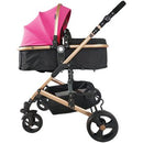 COCHE MOISES FJ HAPPY BABY FUCSIA