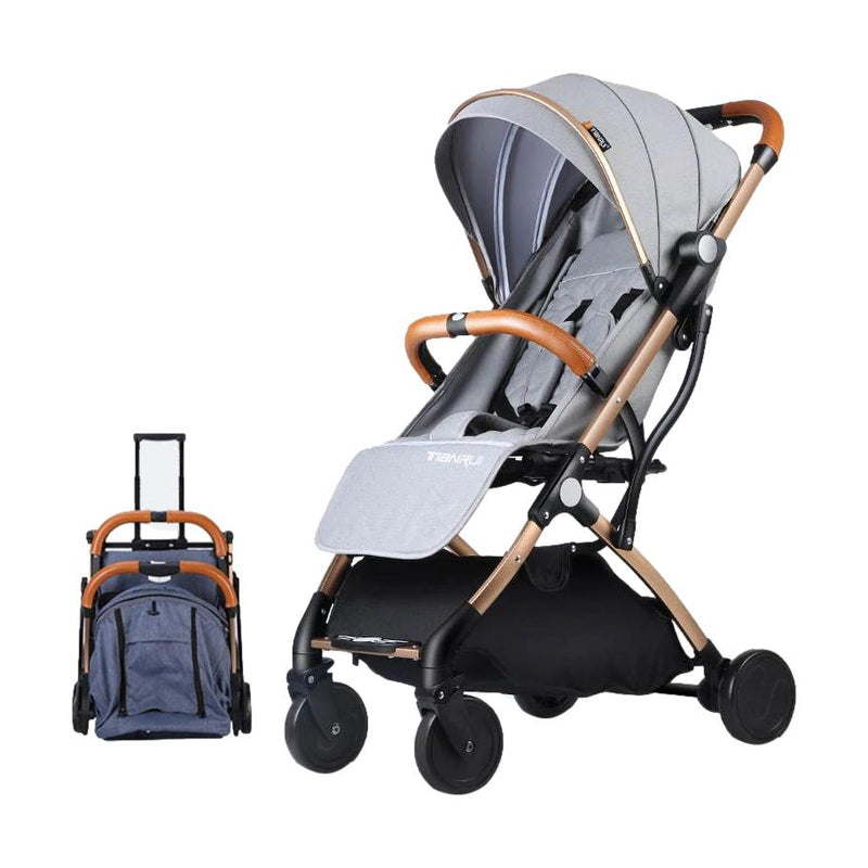 Coche Tipo Maleta Tr18-A Baby Kays Gris Claro