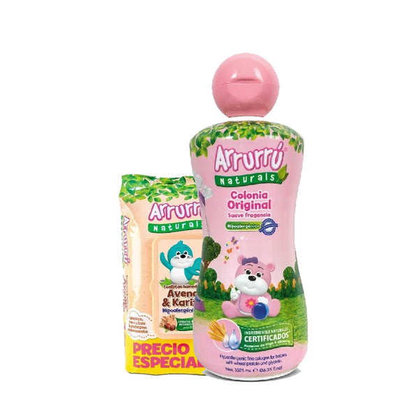 Colonia Rosada X1075Ml+Toallitas Arrurru (4625976492118)
