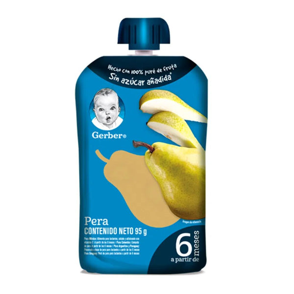 COMPOTA PERA X95GR POUCH 0924 GERBER