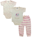 Conjunto Niña 3 Pzs 10387 For Baby