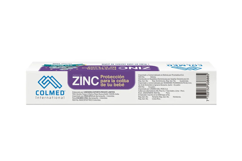 CREMA ANTIPAÑALITIS OXIDO DE ZINC X120GR COLMED