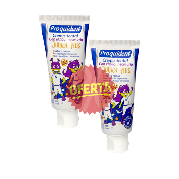 CREMA DENTAL JUNIOR 75ML X2 PROQUIDENT