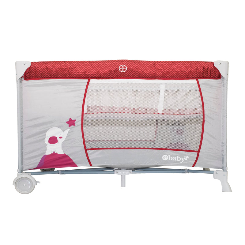 Cuna Corral Happy Dream Eb727 Ebaby Rojo