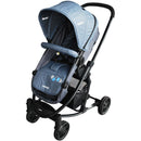 Coche Prima Sl452 Bebesit Negro Gris