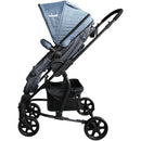 Coche Prima Sl452 Bebesit Negro Gris