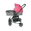 Coche Prima Sl452 Bebesit Negro Gris