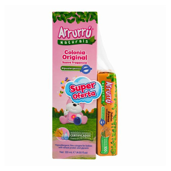 Colonia Rosada X120Ml+Jabon Avena Arrurr