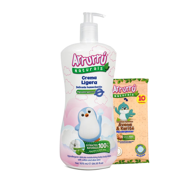 Crema Ligera X1075Ml+10 Toallitas Arrurr (4625976295510)