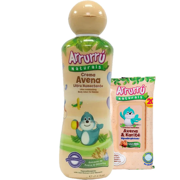 Crema Liq Avena X400Ml+Toallitas Arrurru (4711835664470)