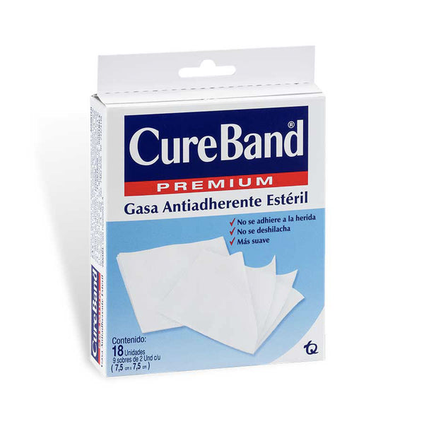 Cureband Gasa Antiadherente X9 7.5X7.5Cm