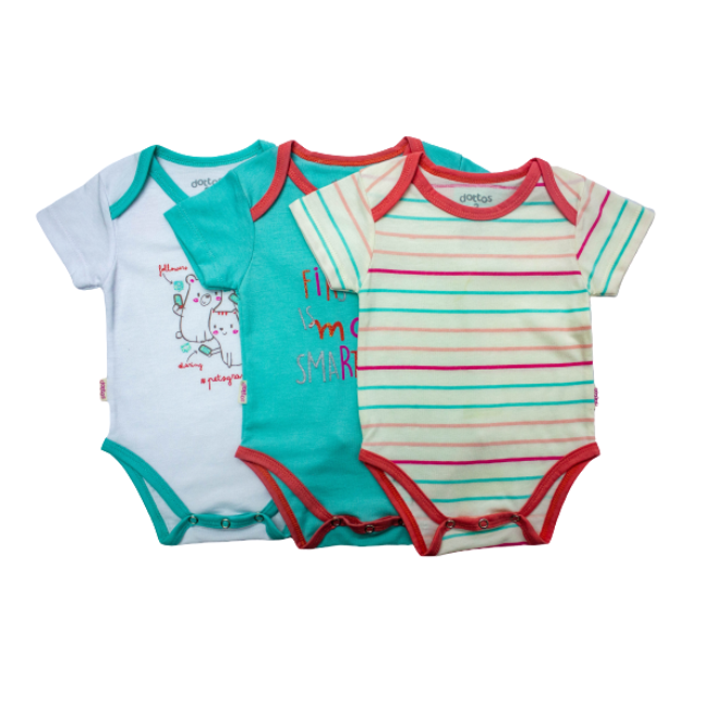 Set Mamelucos D3-429 Rojitas