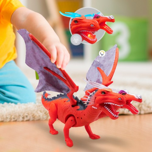 DINOSAURIO 2 CABEZAS 6613D JA