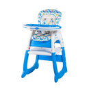 Silla Comedor Merly Eb625-3 Ebaby Azul- Dinosaurios